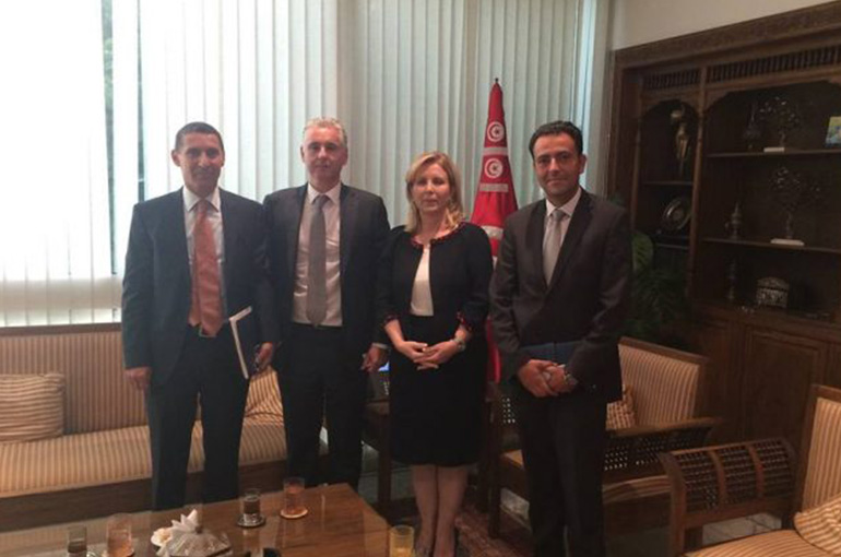 Meeting with Mrs. Selma Elloumi, Minister of Tourism & Handicrafts