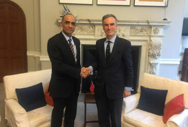 Meeting of Ambassador Nabil Ben Khedher with Dr Andrew Murrison